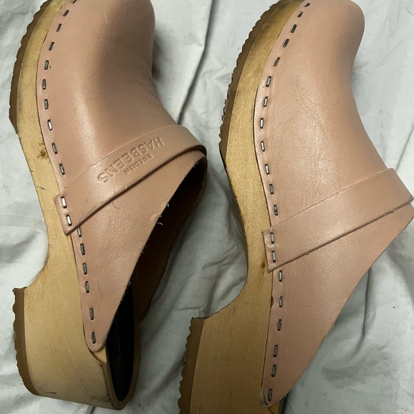 Swedish Hasbeens light pink clogs. Size 37 - Picture 7 of 7